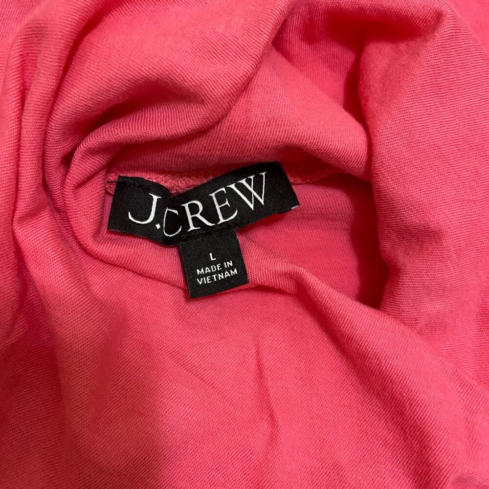 J.Crew Pink Tissue Turtleneck - Size L - Picture 3 of 4